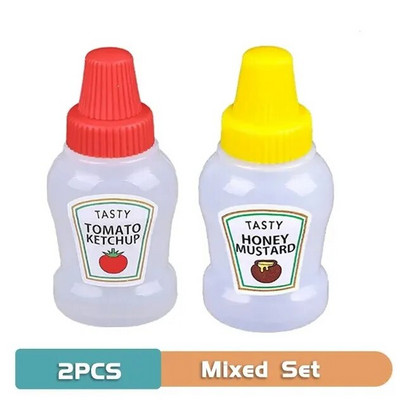 Μίνι μπουκάλι ντρέσινγκ 25 ml Μίνι μπουκάλι σαλάτα ντομάτας Μικρό δοχείο ντρέσινγκ Μπουκάλι καρύκευμα αποθήκευσης Μπουκάλι dressing ξεχωριστά Δεξαμενή