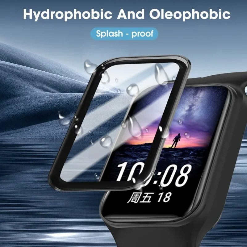 Lenkta plėvelė, skirta Xiaomi Mi Band8 Active Screen Protector Nuo įbrėžimų, pilnai dengianti apsauginė plėvelė, skirta Mi Band 8 Active, ne stiklinė