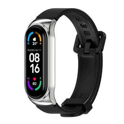 Λουράκι για Mi Band 5 6 7 8 Μεταλλικό Μιλανέζικο βραχιόλι σε Mi Band 4 Βραχιόλι από ανοξείδωτο ατσάλι Mi Band 3 Strap για Xiaomi Miband 5 4 8