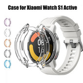 Dengiamas dėklas, skirtas Xiaomi Watch S1 Active išmaniajam laikrodžiui Keičiami priedai Buferio rėmo dangtelis, skirtas Xiaomi Mi Watch S1 Active