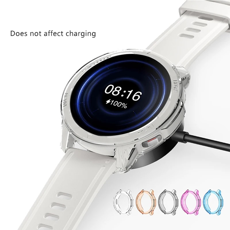 Dengiamas dėklas, skirtas Xiaomi Watch S1 Active išmaniajam laikrodžiui Keičiami priedai Buferio rėmo dangtelis, skirtas Xiaomi Mi Watch S1 Active