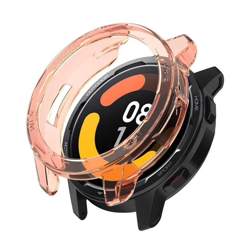 Dengiamas dėklas, skirtas Xiaomi Watch S1 Active išmaniajam laikrodžiui Keičiami priedai Buferio rėmo dangtelis, skirtas Xiaomi Mi Watch S1 Active