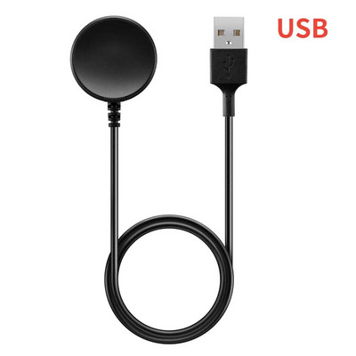 Laikrodžio įkroviklis, skirtas Samsung Galaxy Watch6/6 Classic/5/5 Pro/4 Classic 4/3 C tipo USB belaidžio įkrovimo laido įkrovimo dokas