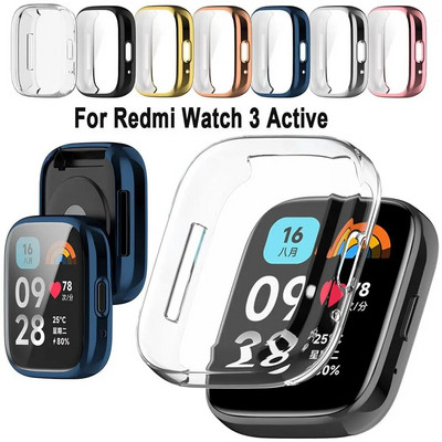 Για το Redmi Watch 3 Active Soft TPU Protective Cover Full Coverage Screen Protective Shell Bumper Frame Protector Cover