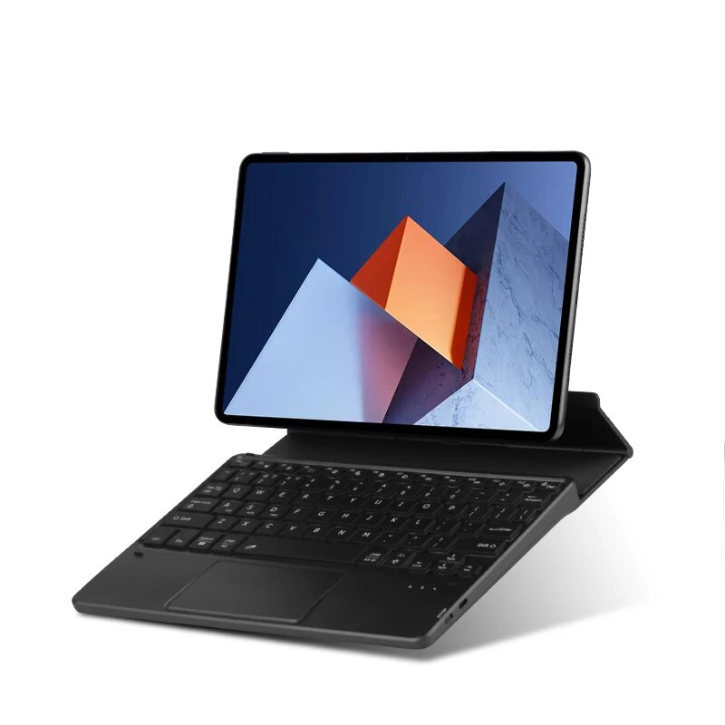 Jutiklinės planšetės klaviatūros foninis apšvietimas „Bluetooth“, skirtas „Huawei MateBook E DRC-W58 DRC-W56 DRC-W76 12.6“ 2022 MatePad Pro 12.6 10.8 planšetinio kompiuterio dėklas