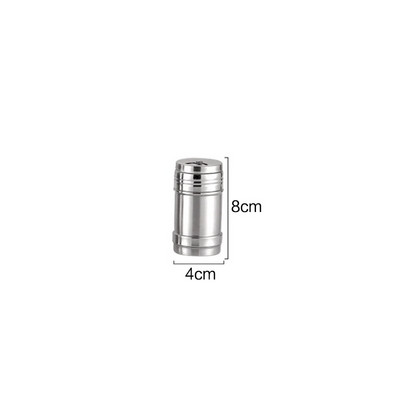 Nerūdijančio plieno virtuvės druskos plaktuvas pipirų maltų kmynų miltelių kepsninės prieskonių indelis prieskonių indelis dantų krapštukas buteliukas