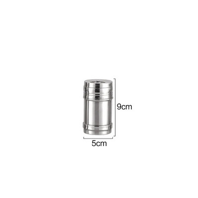 Nerūdijančio plieno virtuvės druskos plaktuvas pipirų maltų kmynų miltelių kepsninės prieskonių indelis prieskonių indelis dantų krapštukas buteliukas