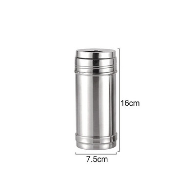 Nerūdijančio plieno virtuvės druskos plaktuvas pipirų maltų kmynų miltelių kepsninės prieskonių indelis prieskonių indelis dantų krapštukas buteliukas