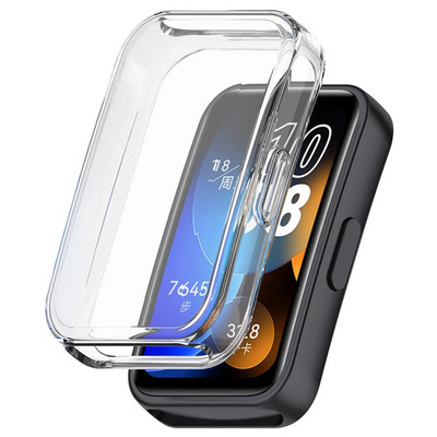 Θήκη TPU Protector για Huawei Band 8 Επιμεταλλωμένες ολόπλευρες θήκες για κάλυμμα οθόνης προφυλακτήρα για θήκη Huawei Band 8