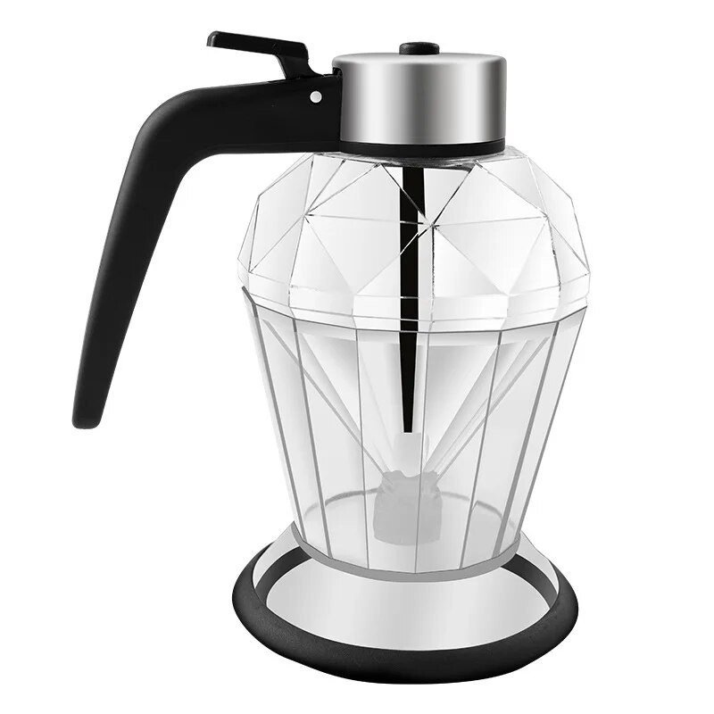 Nordijska staklena posuda s dijamantnim uljem za kućanstvo, zatvorena nepropusna baza, boca od sojinog umaka, octa, spremnik za med, kuhinjski pribor, 200 ml