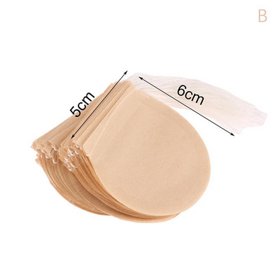 50 vnt arbatos maišeliai Biologiškai skaidus popierinis virvelė, ekologiškas filtras, tuščias birių lapų miltelių žolelių sietelis