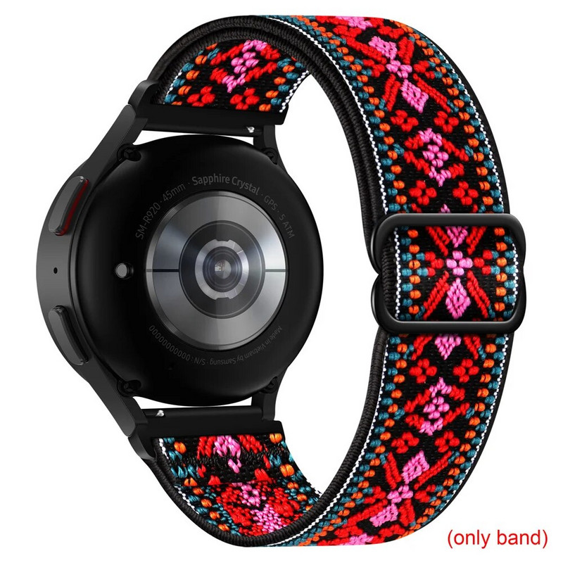 20 22 mm nauja elastinė nailono apyrankė, skirta Garmin Vivoactive 3 Music 4 Venu Sq 2 Sporto laikrodžio dirželio kilpa Forerunner 245 645 55 158