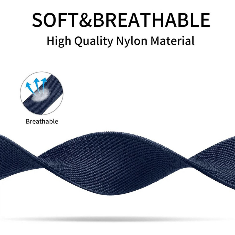 20 22 mm nauja elastinė nailono apyrankė, skirta Garmin Vivoactive 3 Music 4 Venu Sq 2 Sporto laikrodžio dirželio kilpa Forerunner 245 645 55 158