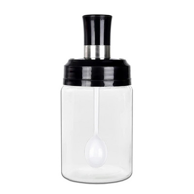 Sticle de condiment din sticlă de 250 ml Recipiente de condimente Recipiente de linguri Perie de ulei Dispenser de miere Depozitare alimente Accesorii de bucătărie
