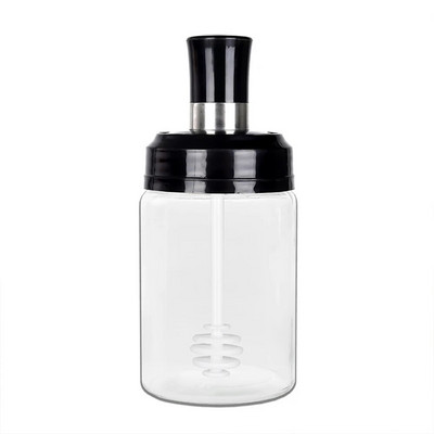 Sticle de condiment din sticlă de 250 ml Recipiente de condimente Recipiente de linguri Perie de ulei Dispenser de miere Depozitare alimente Accesorii de bucătărie