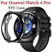 TPU védőtok Huawei Watch 4 Pro teljes képernyővédő fólia Huawei Watch GT3 Pro 43 mm-es 46 mm-es óra 4Pro bevonat burkolatához