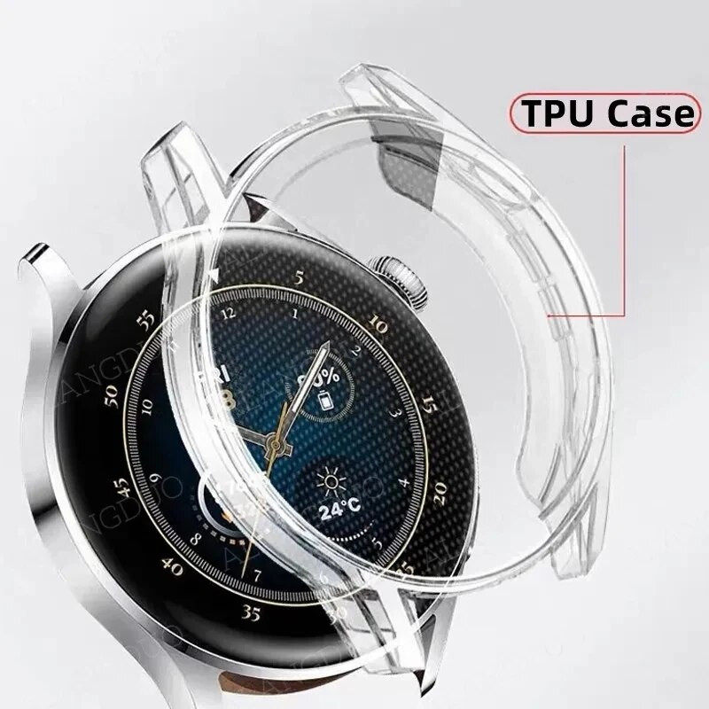 TPU védőtok Huawei Watch 4 Pro teljes képernyővédő fólia Huawei Watch GT3 Pro 43 mm-es 46 mm-es óra 4Pro bevonat burkolatához