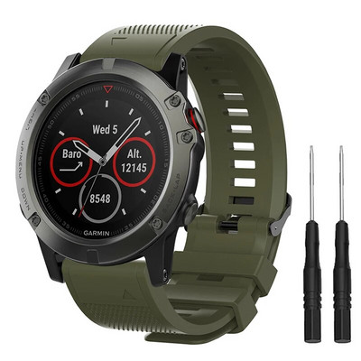 Remen za brzo otpuštanje za Garmin Fenix 3 5 5X 5S Plus 6 6X 6S Pro 7 7S 7X 935 Quick fit Watch 26 22 mm 20 mm silikonska narukvica