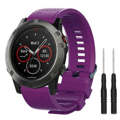 Remen za brzo otpuštanje za Garmin Fenix 3 5 5X 5S Plus 6 6X 6S Pro 7 7S 7X 935 Quick fit Watch 26 22 mm 20 mm silikonska narukvica
