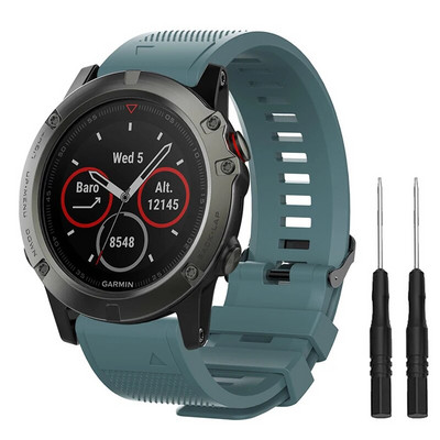 Remen za brzo otpuštanje za Garmin Fenix 3 5 5X 5S Plus 6 6X 6S Pro 7 7S 7X 935 Quick fit Watch 26 22 mm 20 mm silikonska narukvica