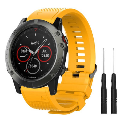Remen za brzo otpuštanje za Garmin Fenix 3 5 5X 5S Plus 6 6X 6S Pro 7 7S 7X 935 Quick fit Watch 26 22 mm 20 mm silikonska narukvica