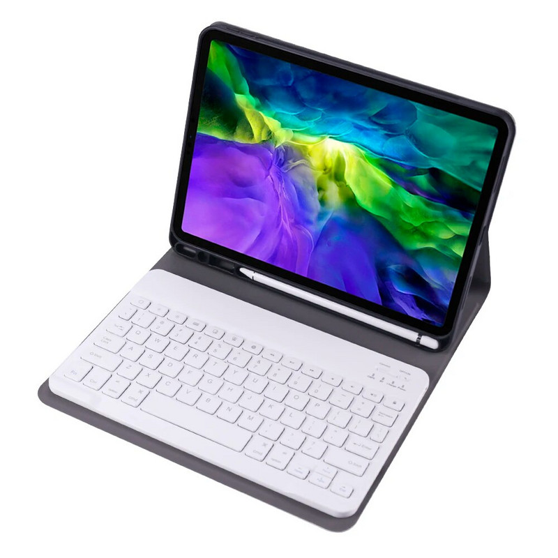 Bluetooth klaviatūros dėklas, skirtas Apple New ipad 2018 Pro 11`` Keyboard Case 2020 pro11`` Cover Funda Pencil Slot