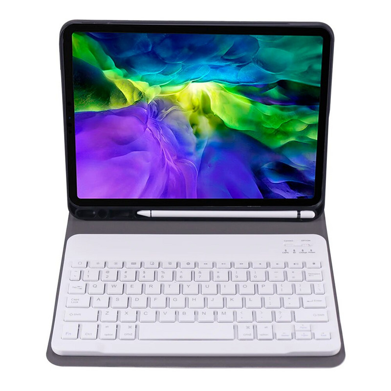 Bluetooth klaviatūros dėklas, skirtas Apple New ipad 2018 Pro 11`` Keyboard Case 2020 pro11`` Cover Funda Pencil Slot