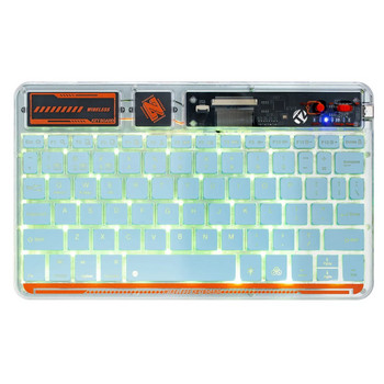 3 режима прозрачна клавиатура RGB цветна подсветка тайландски испански корейски иврит клавиатура за таблет на чужд език за Ipad 10 инча