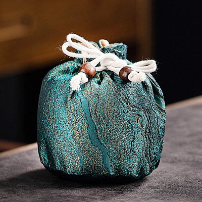 Kelioninis nešiojamasis arbatos reikmenų krepšys Nedūžtantis apsauginis dangtelis Kiniškas arbatinukas dovanų paketas Antikvarinis maišelis papuošalų laikymo krepšys