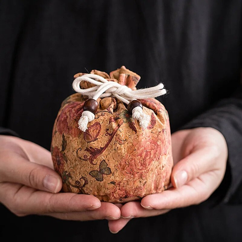 Kelioninis nešiojamasis arbatos reikmenų krepšys Nedūžtantis apsauginis dangtelis Kiniškas arbatinukas dovanų paketas Antikvarinis maišelis papuošalų laikymo krepšys