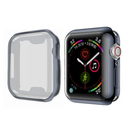 „Apple Watch Ultra“ dangtelis 9 8 7 6 SE 5 4 Ekrano apsauga, skirta „iWatch“ serijai 38 mm 40 mm 41 mm 42 mm 44 mm 45 mm 49 mm minkštas skaidrus dėklas