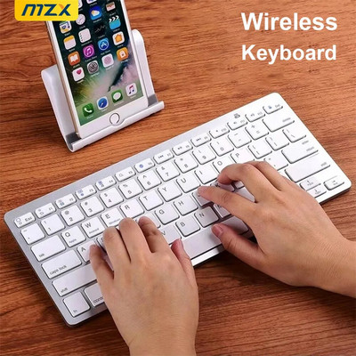 MZX Wireless Keyboard Mini Portable Bluetooths 3.0 PC Tablet Smart Cell Mobile Phone Computer DIP 78Key for Ipad PC Accessories
