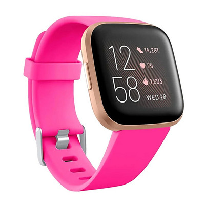 Silikono pakaitinė apyrankė skirta Fitbit Versa 2 Smart Watch Priedai Apyrankės dirželis, skirtas Fitbit Versa / Versa Lite