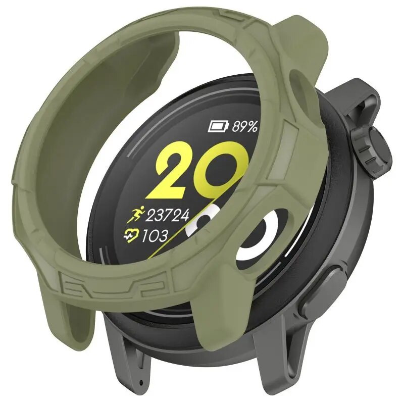 Silikono dėklo dangtelis, skirtas Coros Pace 3 / Pace 2 Smart Watch dirželis Minkštas TPU apsauginis buferio apsauginis apvalkalas Priedai Pace3 Pace