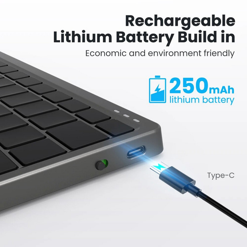 78 klavišų planšetinio kompiuterio klaviatūra su „Bluetooth“ suderinama nešiojama klaviatūra su didele jutikline planšete PU korpuso stovas, atsparus dulkėms, skirtas universaliam planšetiniam kompiuteriui