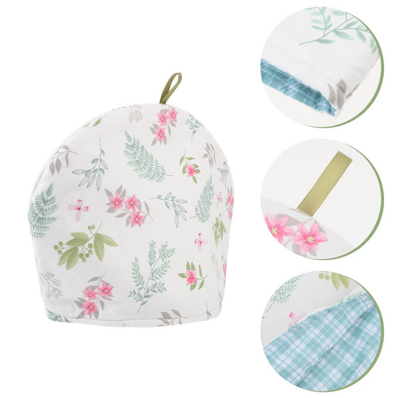 Tējkannas putekļu necaurlaidīgs vāks Tējkannas izolēts aizsargs Tējas tējkanna Silts vāks Tēja Mājīgs Vāks Tējkannas Putekļu vāks Maza Tēja Mājīga