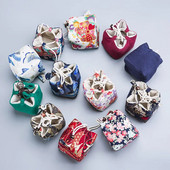 Jianzhan vieno arbatos puodelio laikymo maišelis Medvilninis kanapių arbatos puodelis arbatos puodelis Pakavimo maišelis Kelioniniai nešiojami arbatos ceremonijos priedai ZD44