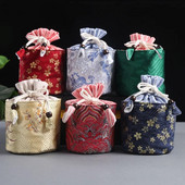 Kinietiško stiliaus medvilninis skalbinių laikymo maišelis Kelioninis arbatos rinkinys Arbatos puodelis Arbatinukas Nešiojamas maišelis Rūšiavimo maišelis Arbatos ceremonijos priedai ZD45