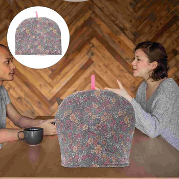 Удобен изолационен капак за чайник Калъфи за многократна употреба Памучен печат Уютен