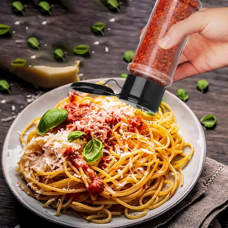 5/Bocane pentru condimente Agitator de sare și piper Borcan de condimente Organizator de condimente din plastic Gratar Condiment Instrument de bucătărie