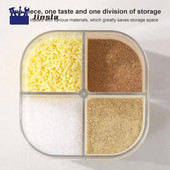 În 1 condimente Agitatoare de sare și piper Borcan transparent de condimente Cutie Sticla de piper Condiment pentru grătar Gadget de bucătărie cu capac