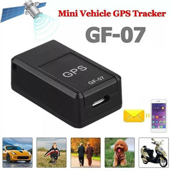 Anti Theft Car Tracker GF-07 GPS Tracker Magnetic Children Anti-lost Locator Καθημερινό αδιάβροχο Car Kids GSM GPRS Automobile Parts