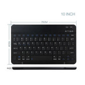 Universali „Bluetooth“ belaidė klaviatūra, skirta planšetiniams „Android“ įrenginiams, skirta 10–12 colių planšetiniams kompiuteriams