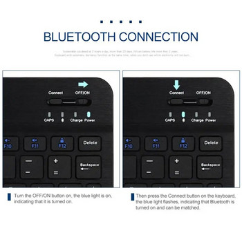 Универсална Bluetooth безжична клавиатура за таблетни устройства с Android за 10-12 инчови таблети PC