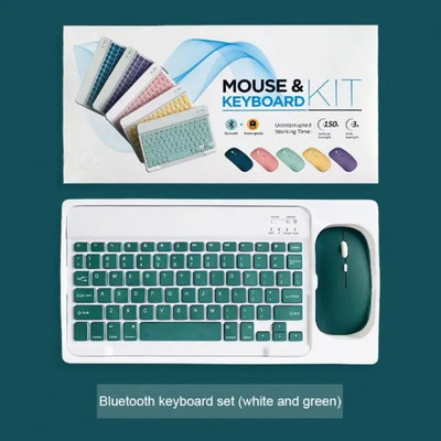 RYRA Bluetooth vezeték nélküli billentyűzet és egér kombó IPad Xiaomi Samsung Huawei Tablet Android IOS Windowshoz