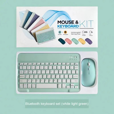 Combo tastatură și mouse fără fir Bluetooth RYRA pentru iPad Xiaomi Samsung Huawei Tabletă Android IOS Windows