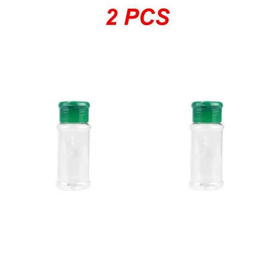 1/2/4 vnt Prieskonių indelių rinkinys 5 / Stiklainiai prieskoniams Druskos ir pipirų plaktuvas Prieskonių indelis Prieskonių organizatorius Plastikinis kepsnių pagardas