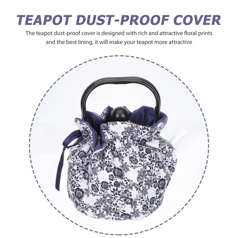 Arbatinuko izoliacinis dangtelis Izoliuotas virdulys virduliai Dekoratyviniai arbatinukai Apsauginis audinys nuo dulkių, skirtas namų vakarėlio biurui