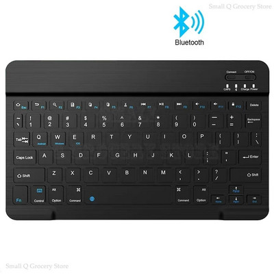 Мини Bluetooth клавиатура Безжична руска клавиатура Таблет Испанска акумулаторна клавиатура За таблет ipad мобилен телефон Лаптоп
