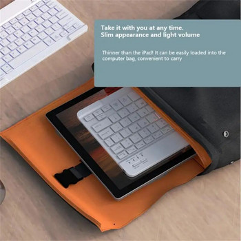Επαναφορτιζόμενο πληκτρολόγιο με οπίσθιο φωτισμό για φορητό υπολογιστή τηλέφωνο Windows Macbook Tablet Υπολογιστή Μαγνητικό ασύρματο πληκτρολόγιο